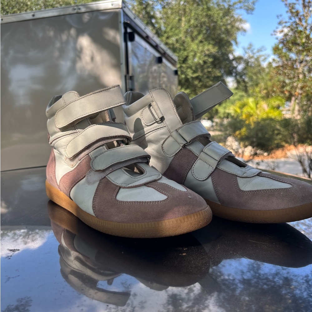 Maison Martin Margiela Gray and Brown Sneakers